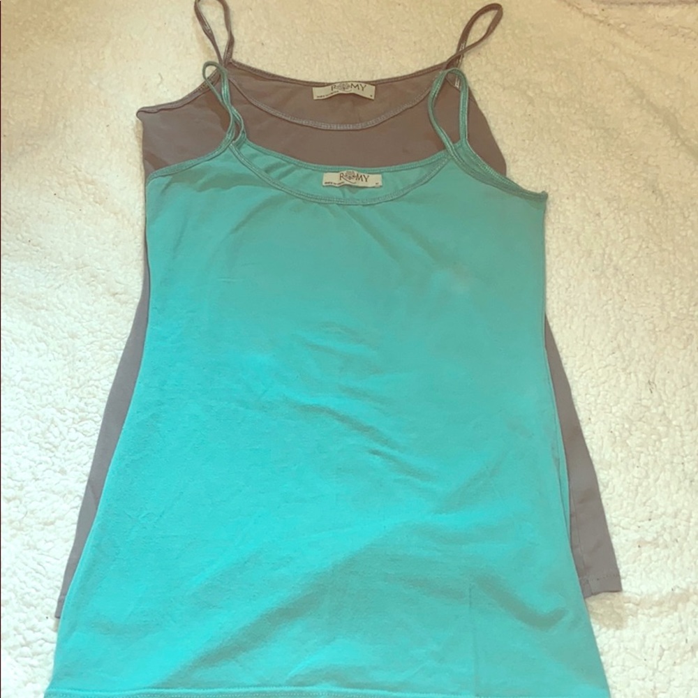 2 Romy tank tops